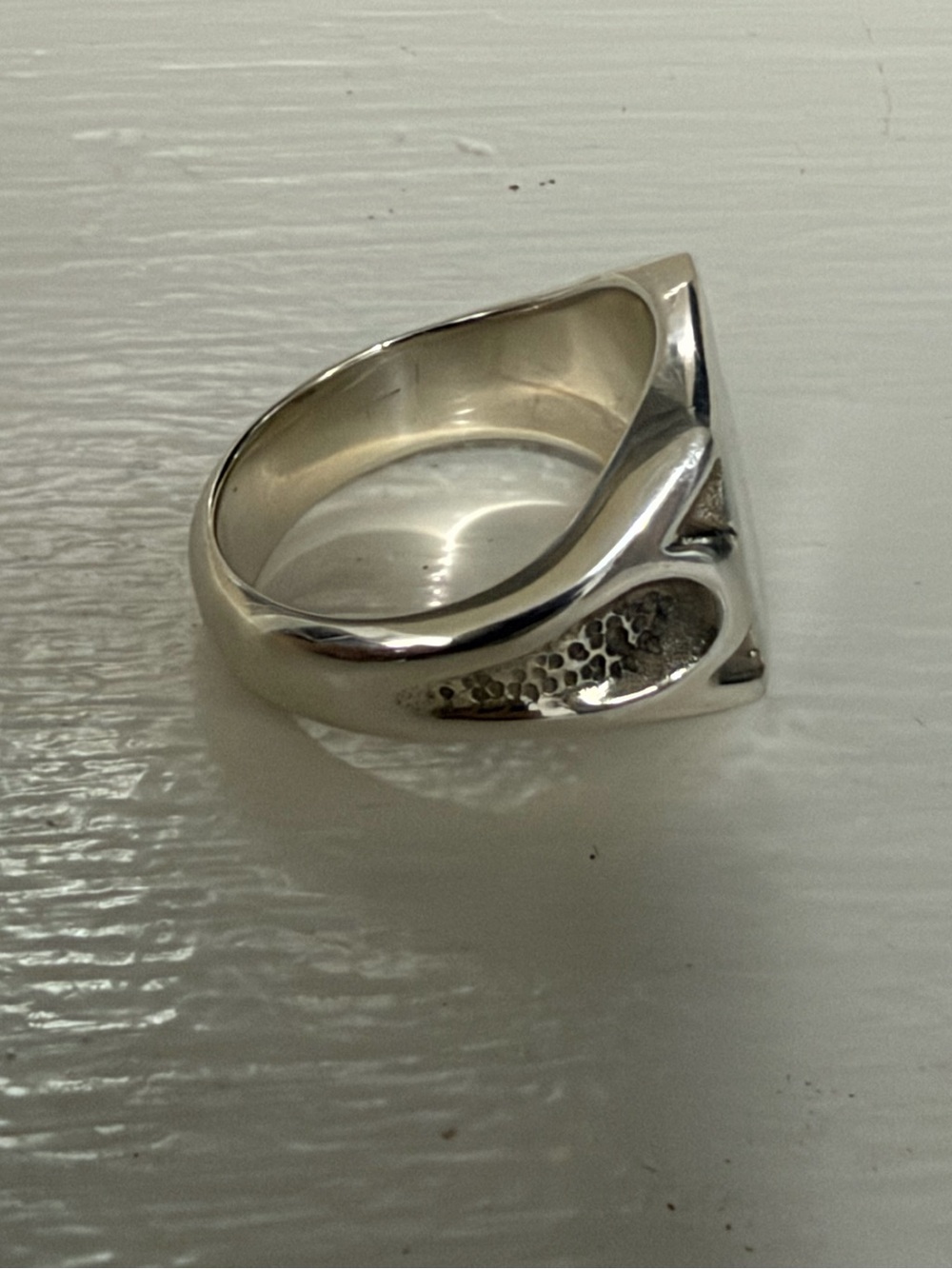 Silver Signet Ring - Picture 4 of 5